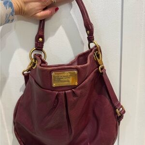 Marc Jacobs Burgundy Hobo Bag